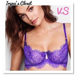 34DD Unlined Demi Bra